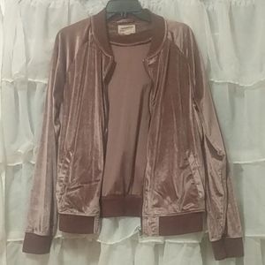 Arizona Jean Co pink velour jacket